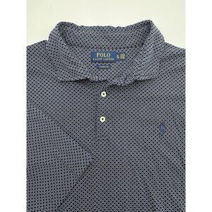 Polo Ralph Lauren Polo Shirt Men's XL‎ Classic Fit Geometric All Over Print Golf